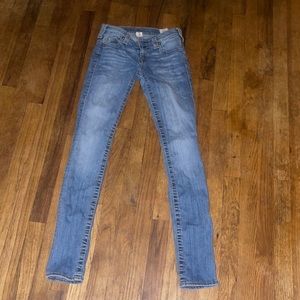 True religion jeans size 26 straight skinny